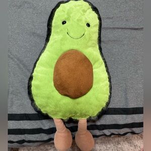 Plush Avocado Pillow with Legs (big)